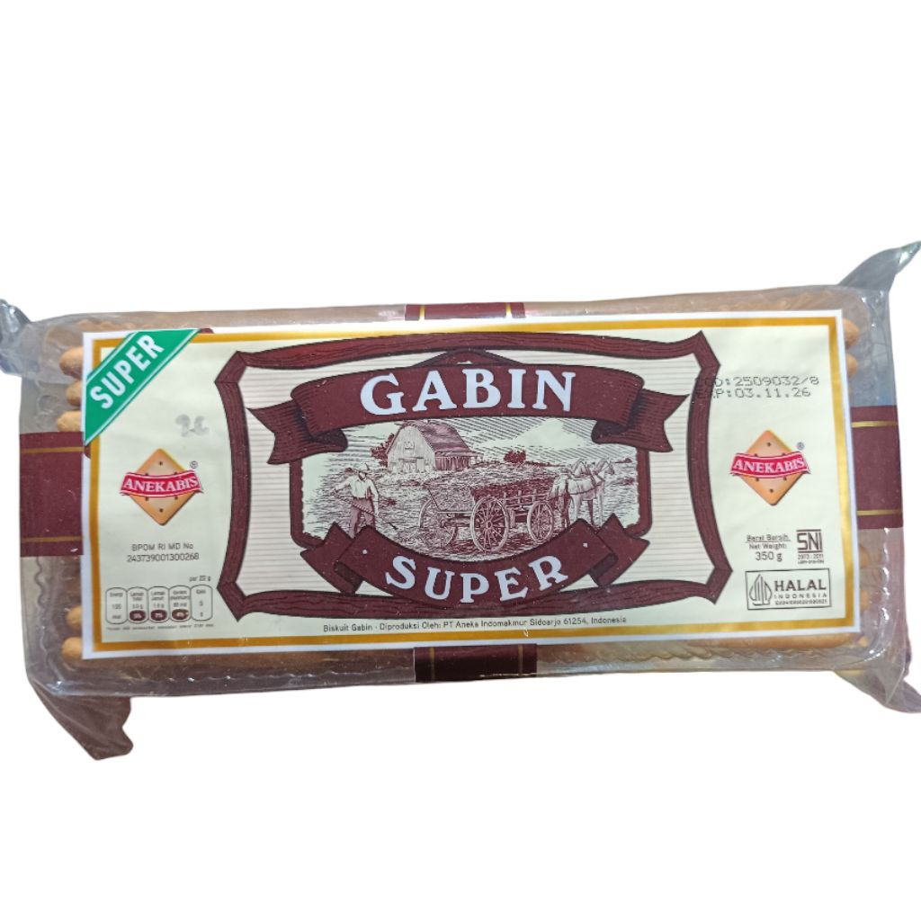 Gabin Super Anekabis 350gr Gabin Samarinda Biskuit Gabin Super