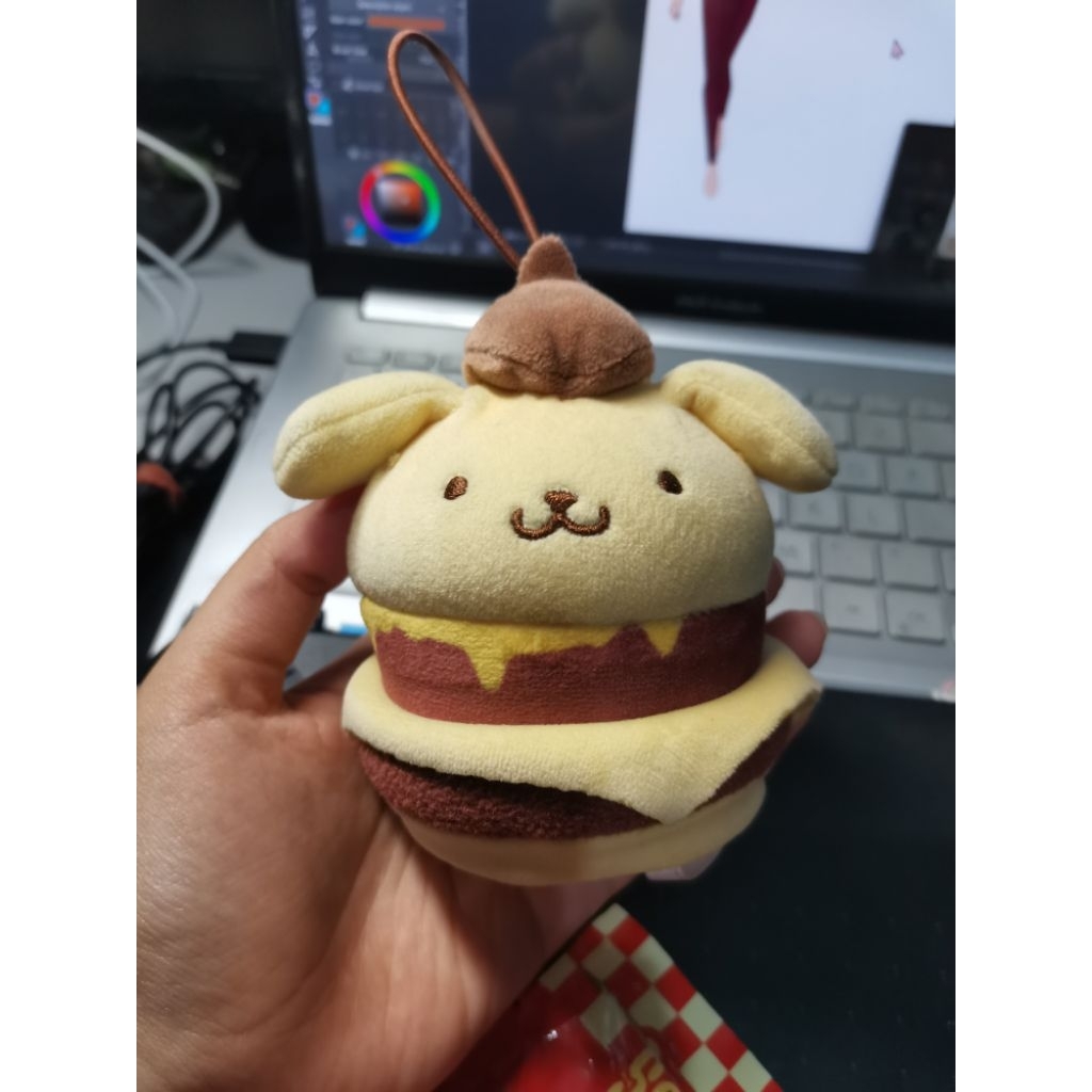 SANRIO BURGER SERIES POMPOMPURIN PLUSH MEOTCH BNS
