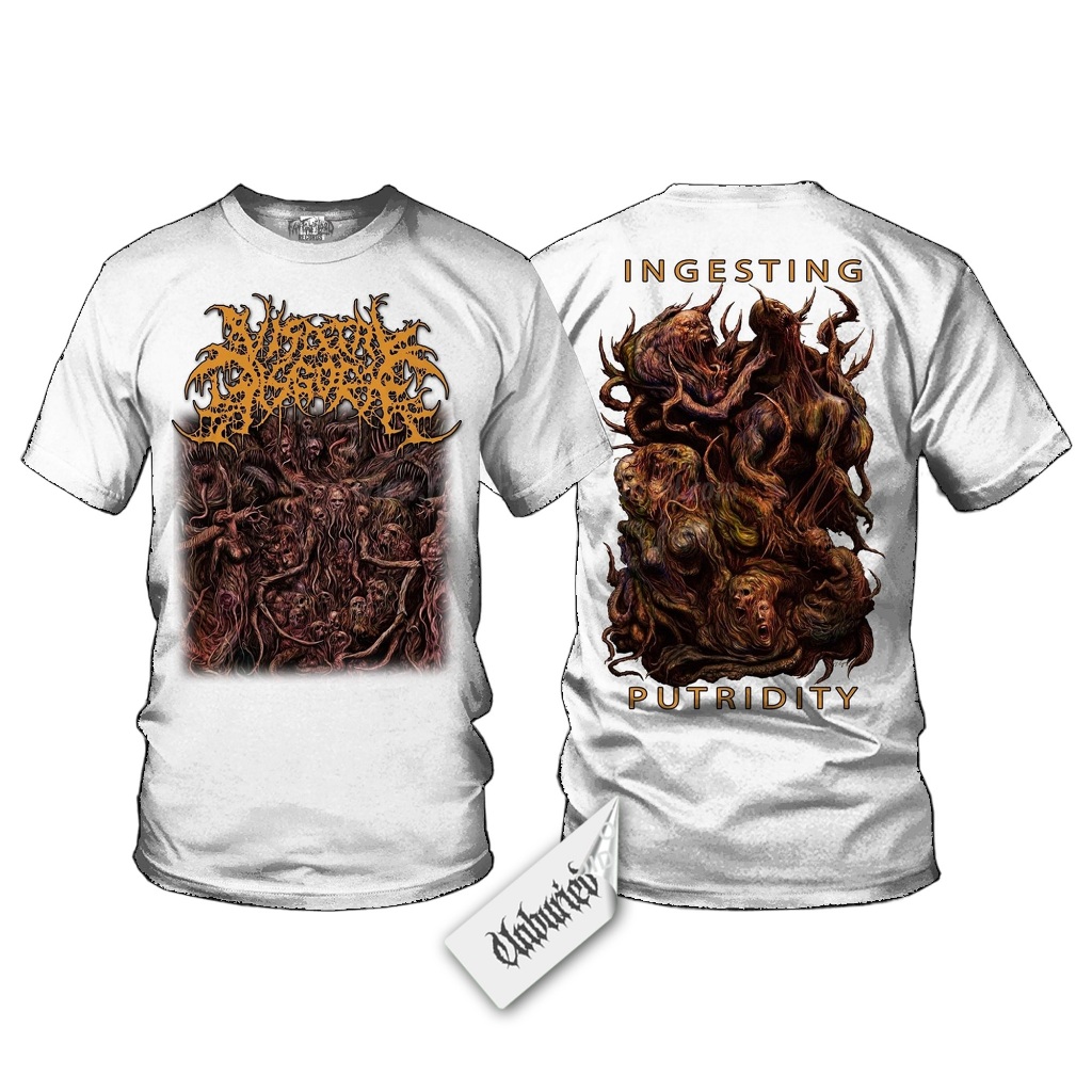 Short Sleeve - Visceral Disgorge - Ingesting Putridity - White
