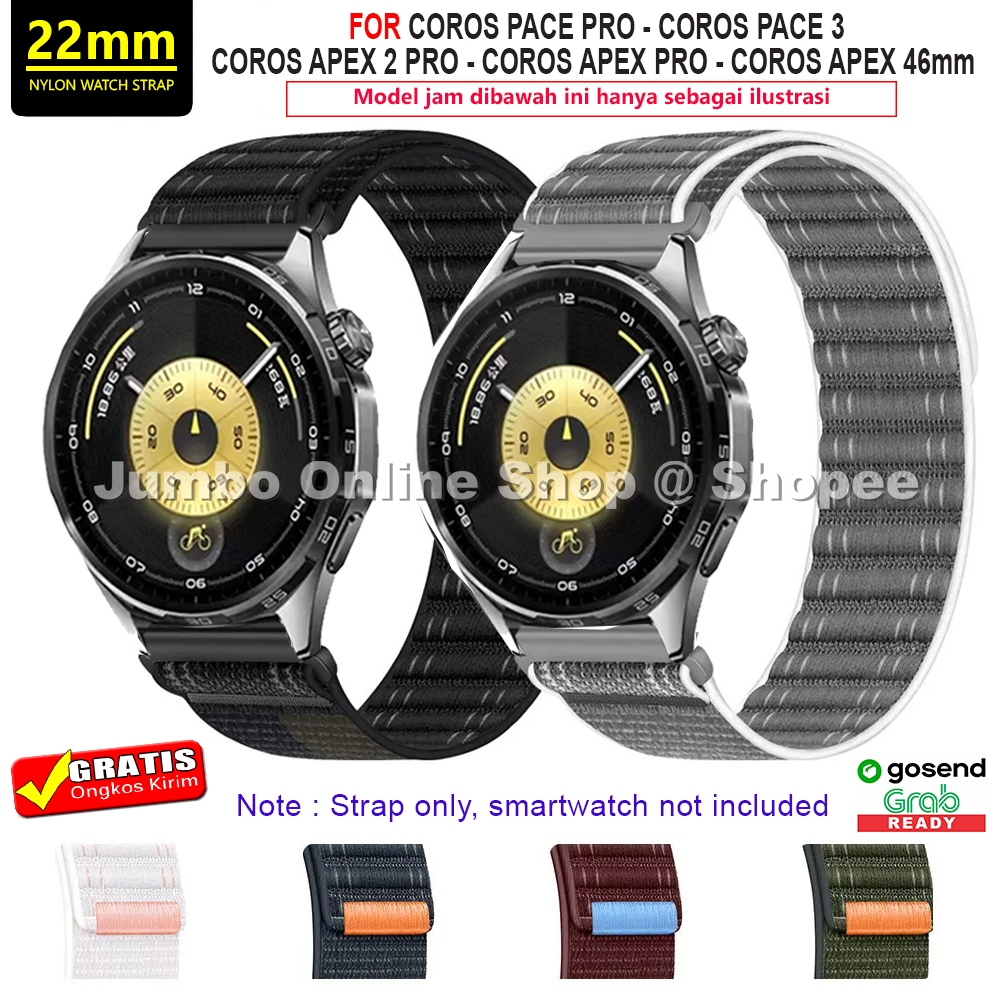 Strap Tali Jam FOR COROS PACE PRO - COROS PACE 4 - COROS PACE 3 - COROS APEX 2 PRO - COROS APEX PRO 