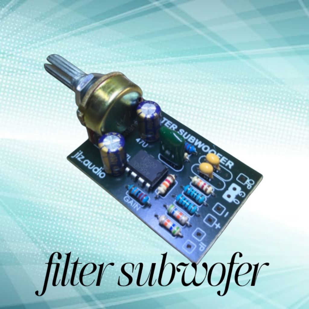 filter SUBWOFER JRC4558(focal hilang)