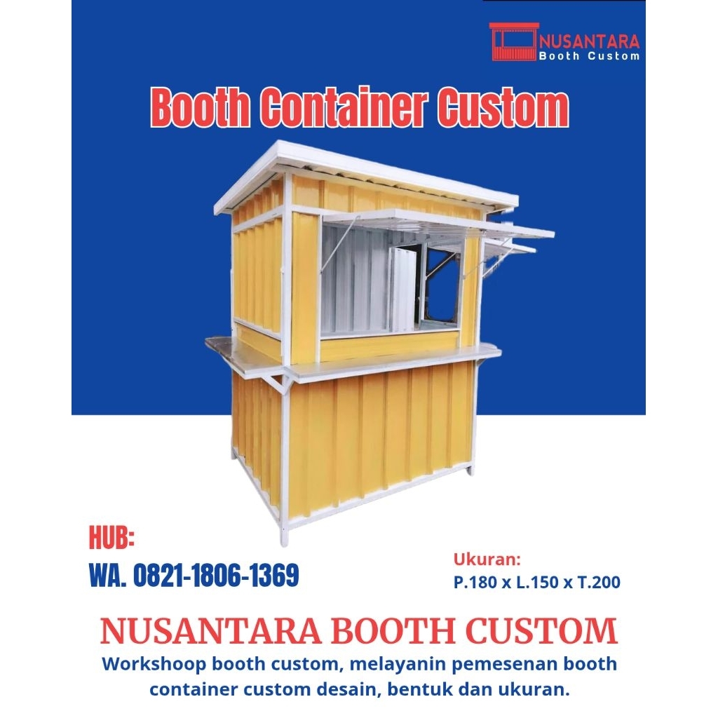 booth container jualan Booth Container Custom UMKM Murah Booth Container Cafe Mini Siap Pakai  Booth