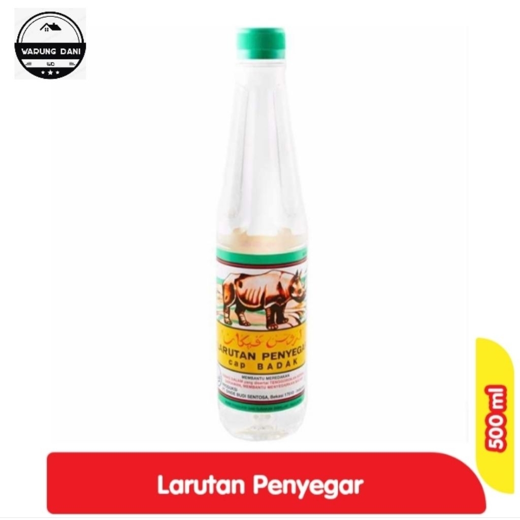 Sinde Larutan Penyegar Cap Badak Botol 500ml 1Dus