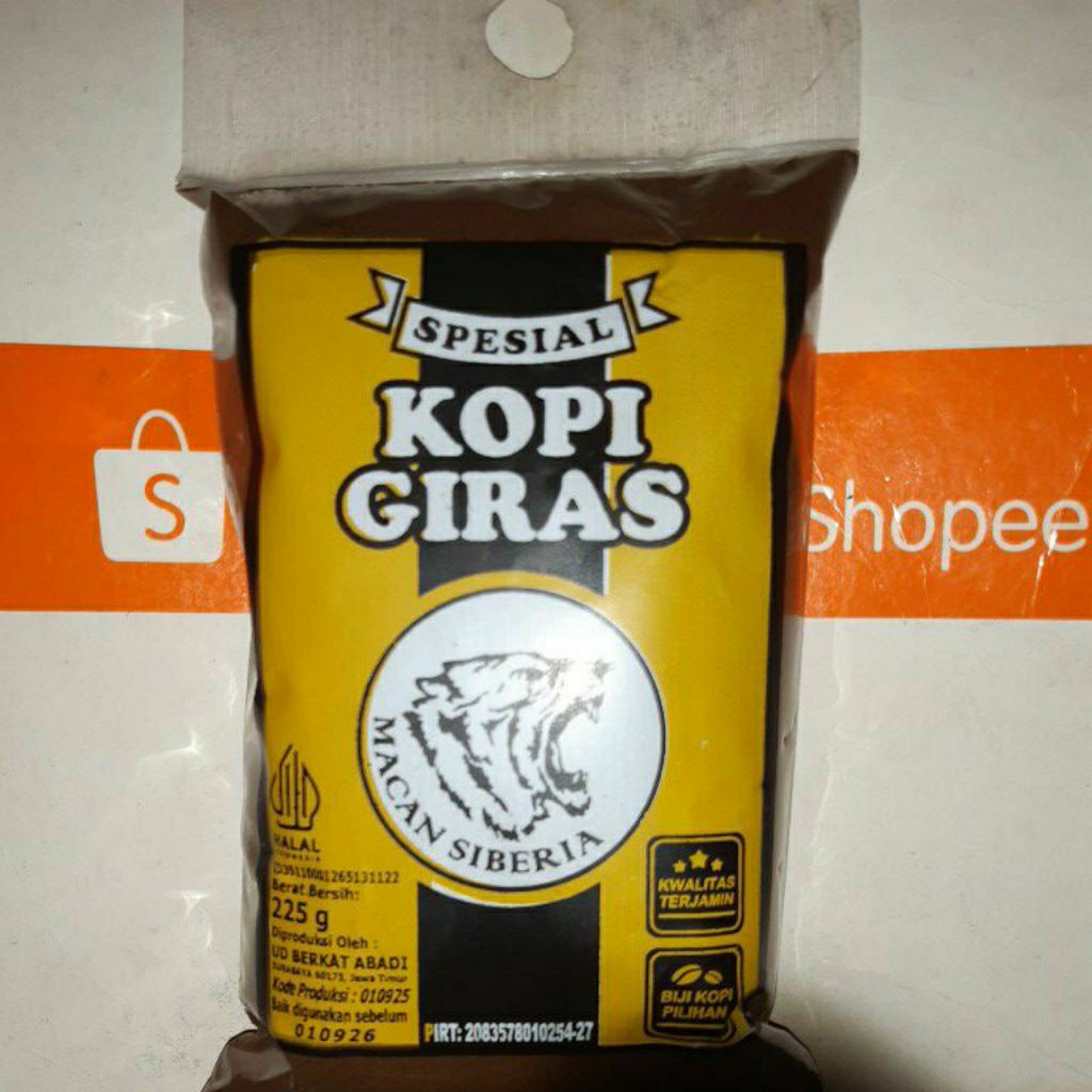 Macan Siberia kopi giras 225 gram