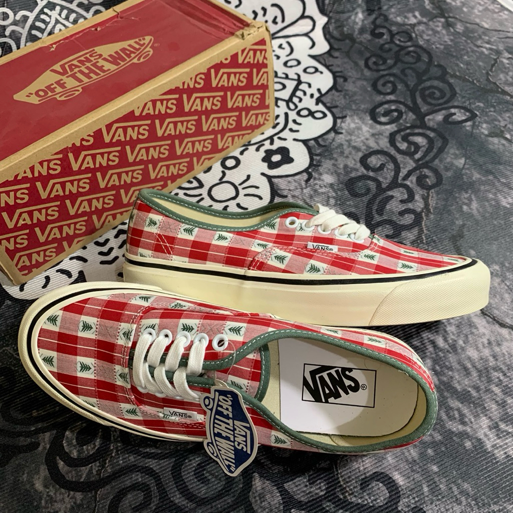 Vans Authentic 44 DX (Anaheim Factory) “OG Plaid Red/White”