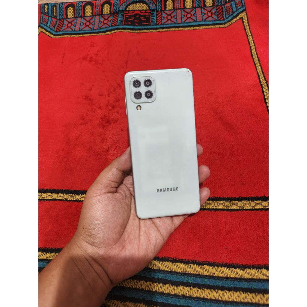 samsung A22 4G ram 6gb 128gb normal gransi resmi hp bekas bagus murah