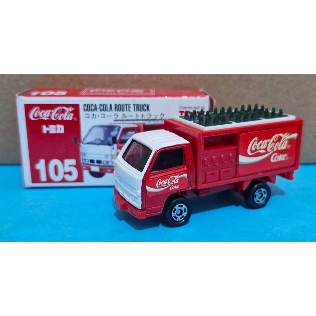 Tomica Tomy Merah 105 Coca-Cola Route Truck