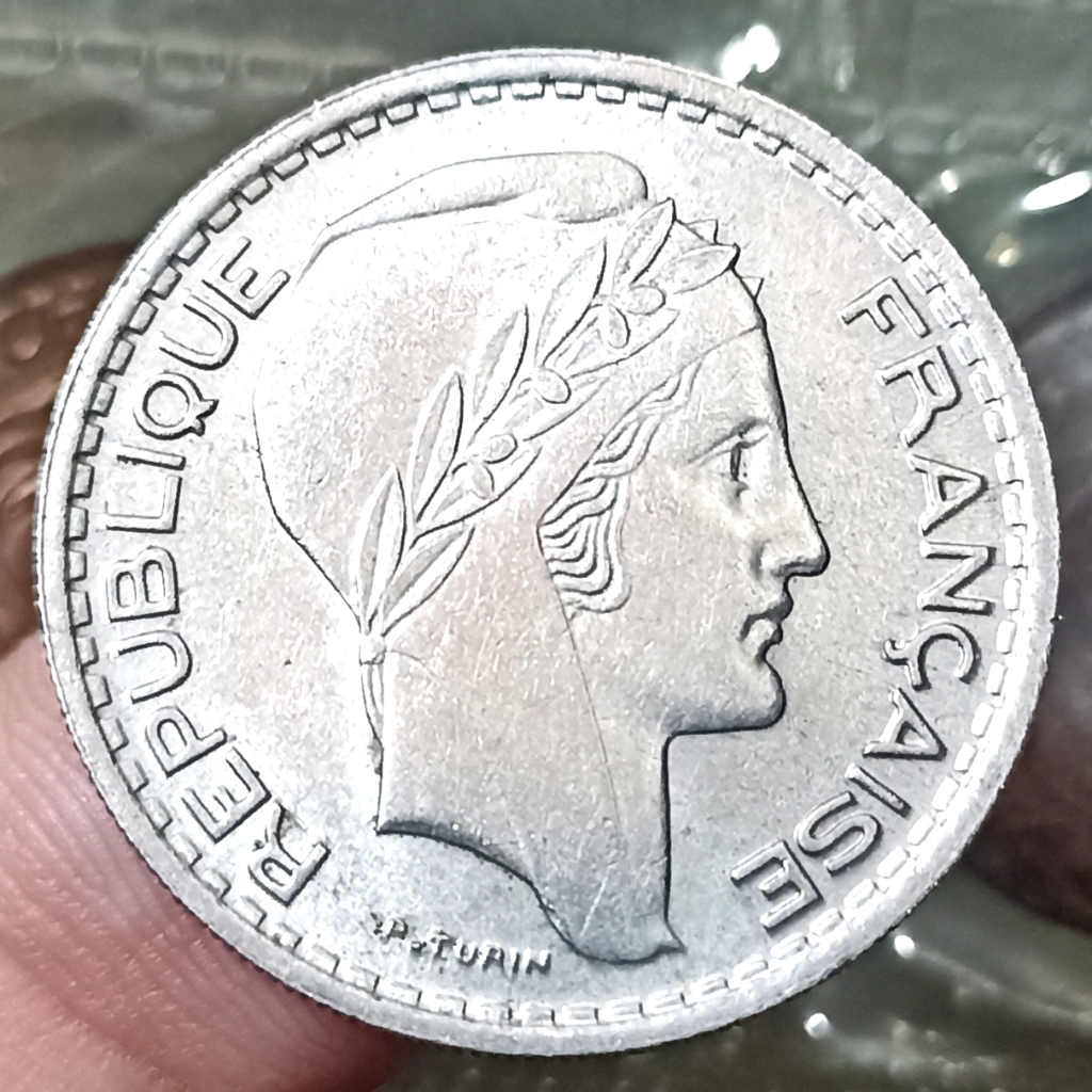Koin Kuno Perancis / France 10 Francs Tahun 1948