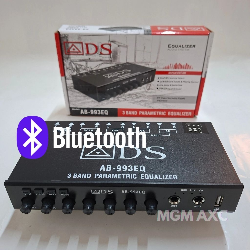 Pream Parametrik ADS BLUETOOTH Ab993 eq Pream Equalizer Sound System profesional