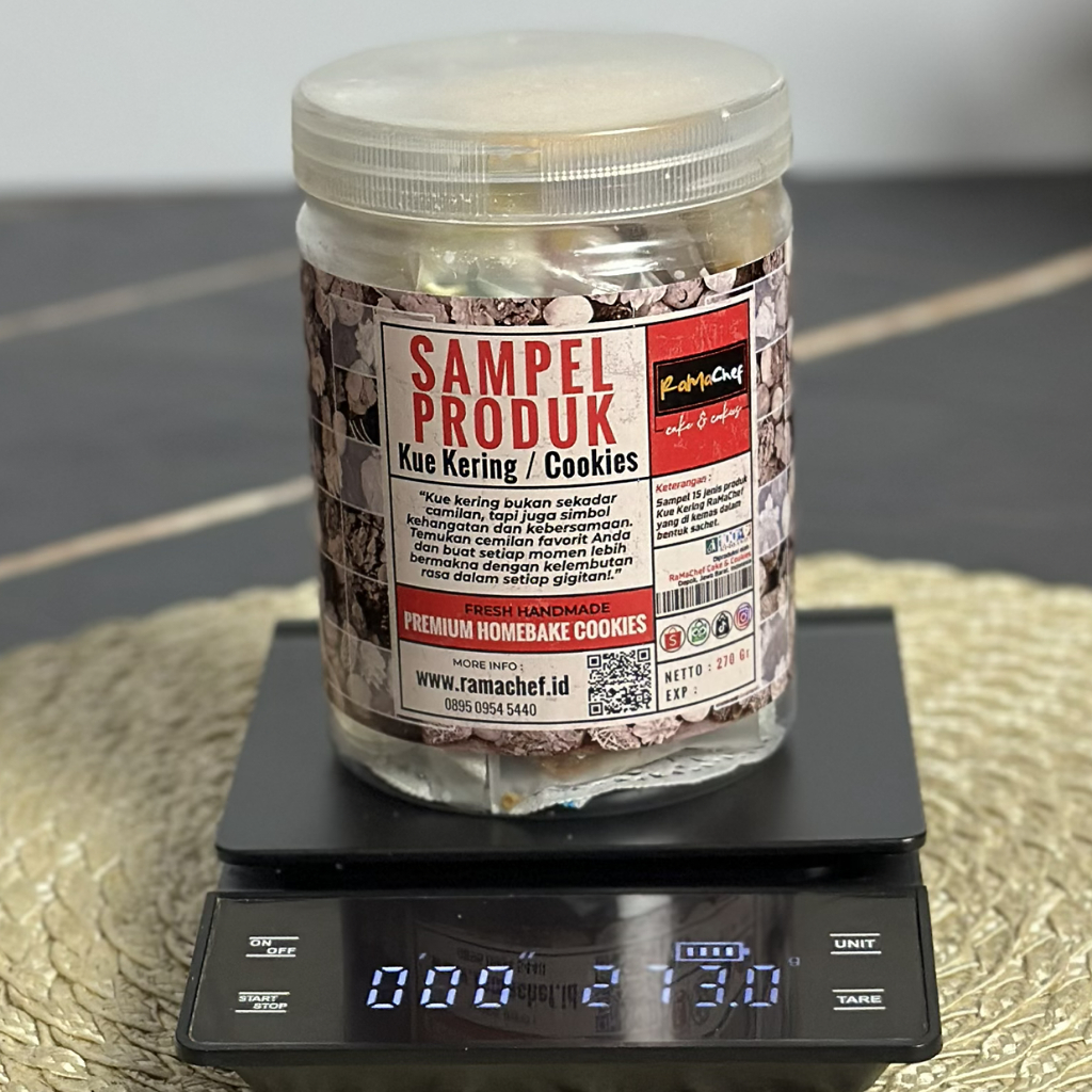 TESTER Kue Kering Sampel Produk 15 Varian Sachet Homemade by RaMaChef