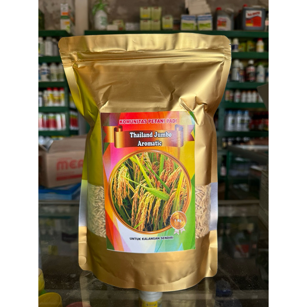 Benih Padi Unggulan Thailand Jumbo Aromatic - Benih Padi Premium Thailand 1 kg