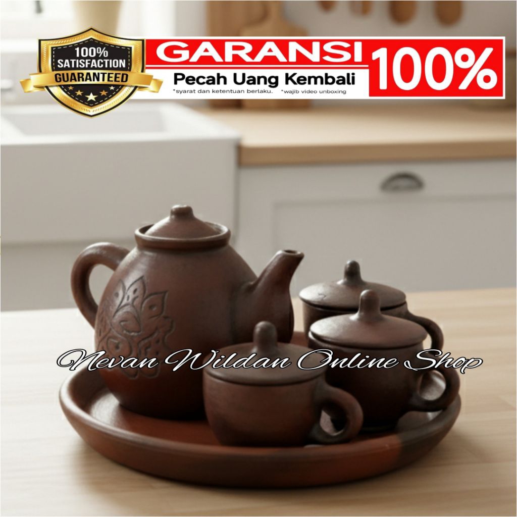 TEKO SET TANAH LIAT | TEKO SET GERABAH | TEKO SET TRADISIONAL | TEKO SET GERABAH TRADISIONAL | TEKO 