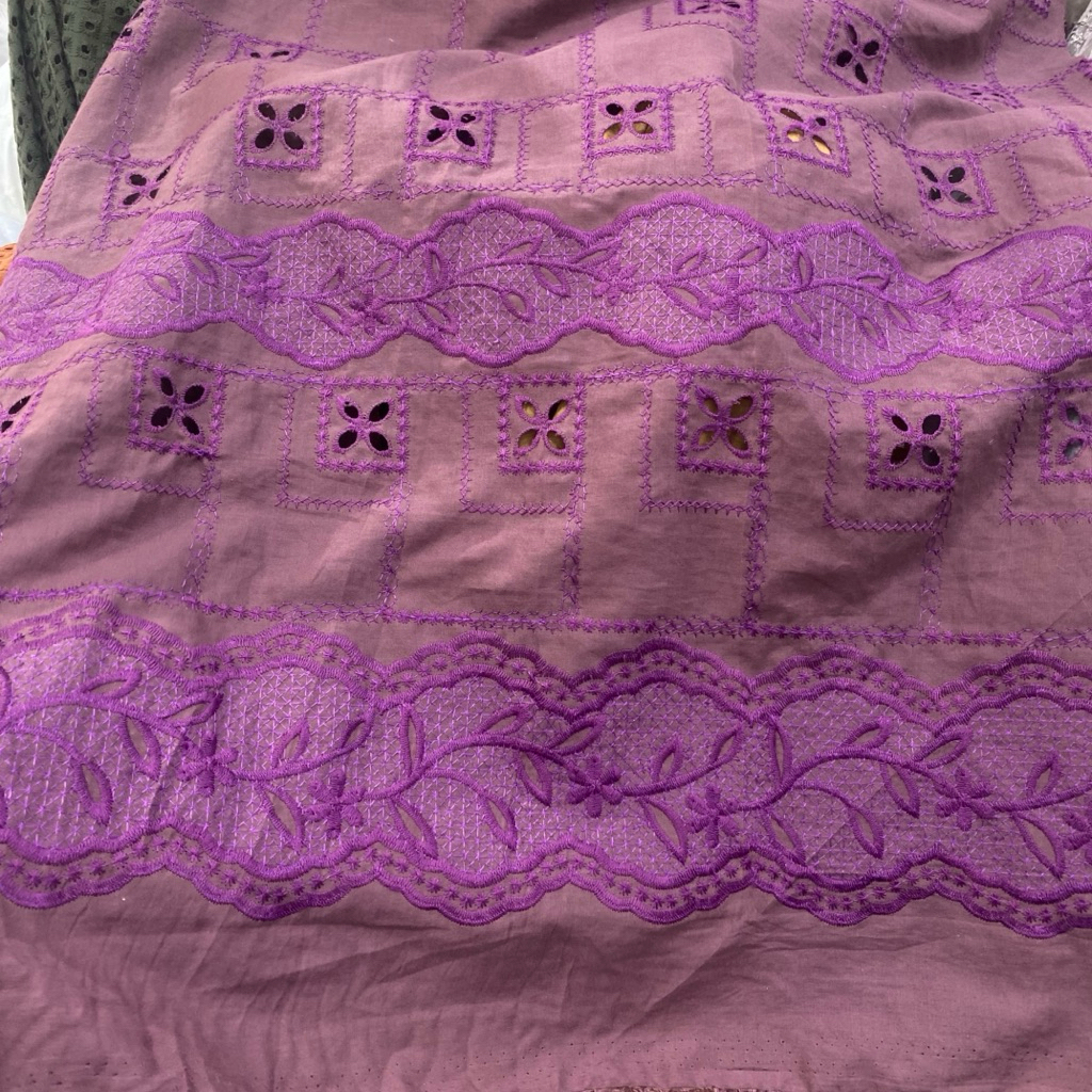 katun bordir kain katun bordir premium katun bordir bolong