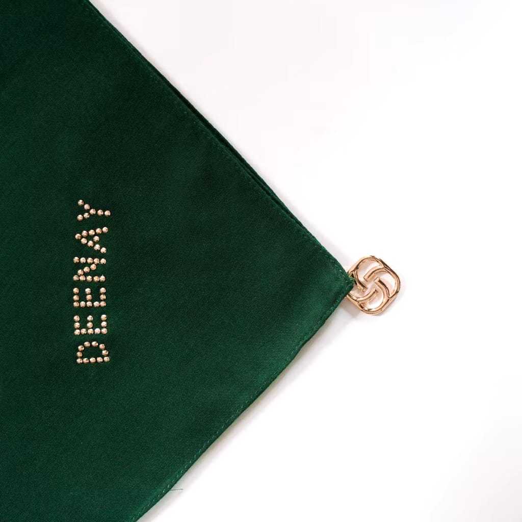 LIZA MATTE GOLD DAN LOGO BESI EMERALD (HIJAU BOTOL) BY DEENAY