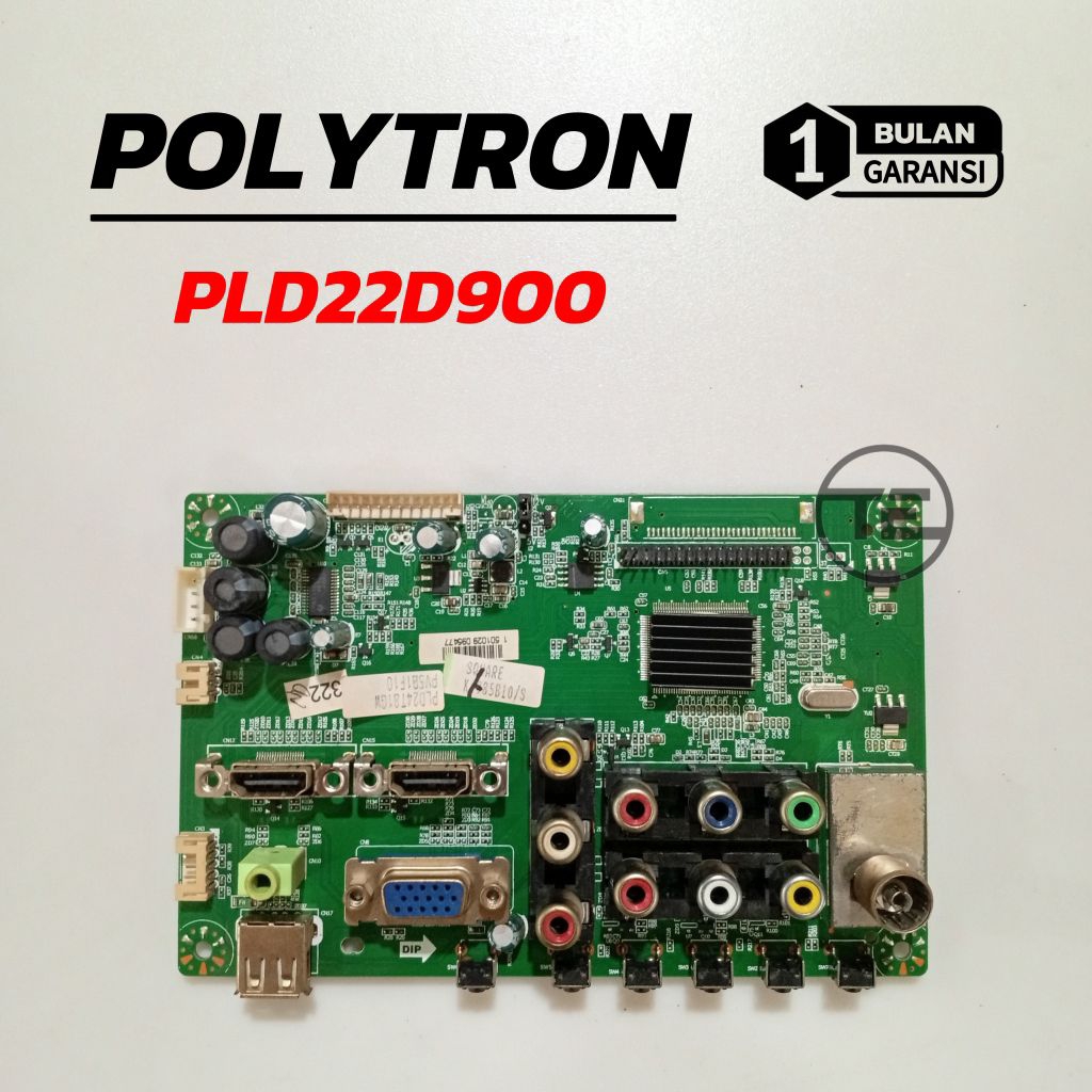 MOTHERBOARD TV POLYTRON PLD22D900 MESIN TV POLYTRON PLD 22D900 MOBO MODUL MAINBOARD TV LCD