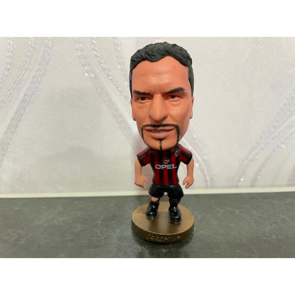Soccerwe Soccer Action Figure - Roberto Baggio AC Milan #18