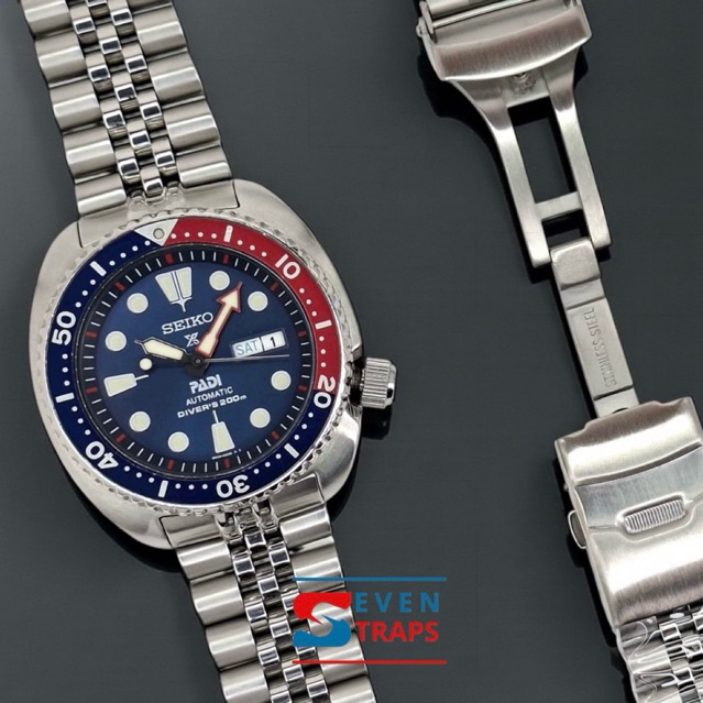 SEIKO JUBILEE BRACELET SOLID  END LINK FOR SEIKO TURTLE KING TURTLE