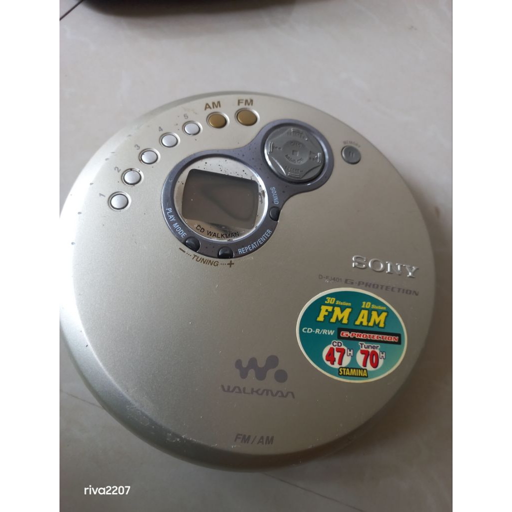 discman sony D-FJ401 CD WALKMAN MATI TOTAL