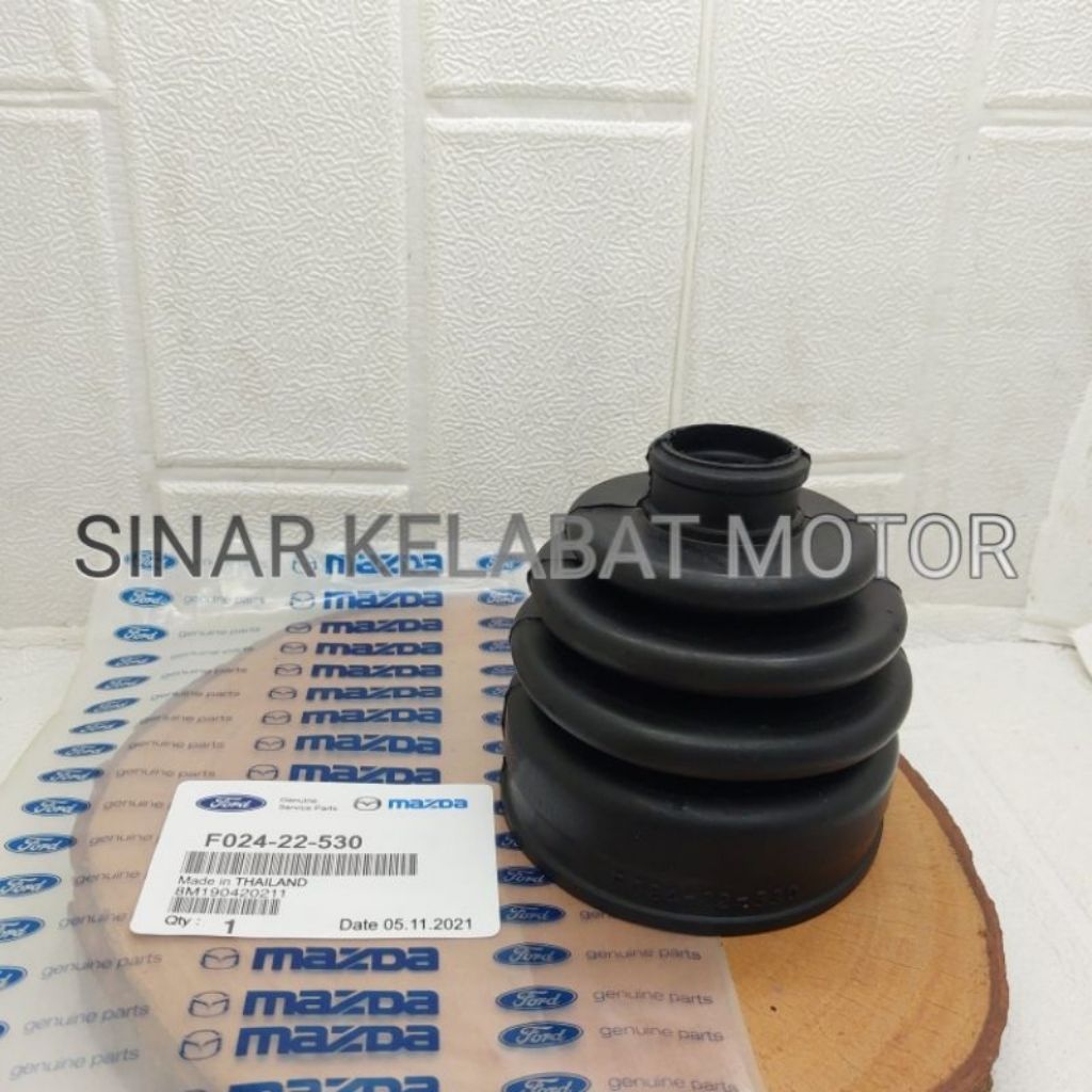 KARET BOOT AS RODA LUAR CV JOINT OUTER MAZDA INTERPLAY FAMILIA LANTIS ORIGINAL 1PC F024-22-530