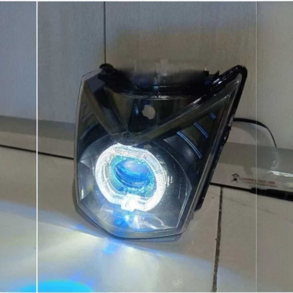 FULLSET REFLEKTOR LAMPU DEPAN BILED BEAT FI 2012 - 2015 CAHAYA SUPER TERANGREFLEKTOR LAMPU DEPAN BIL
