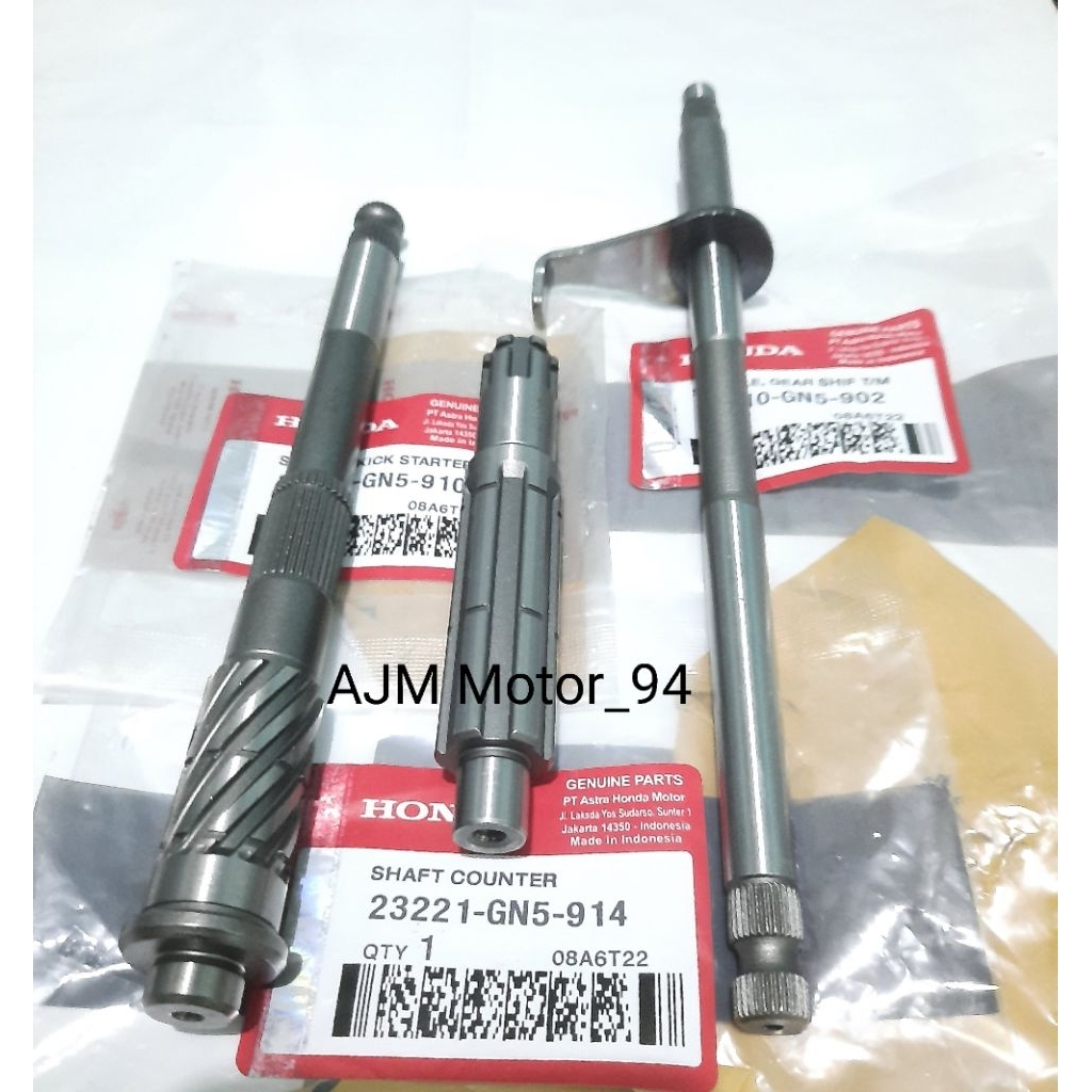 As gear gir depan+As overan operan gigi+As engkol As selah As kick stater Grand Supra x lama Astrea 