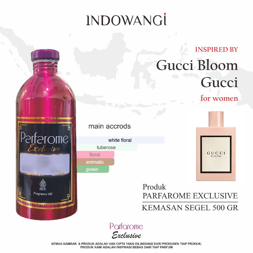 Bibit Parfum Gucci Bloom Parfarome Exclusive Segel 500GR