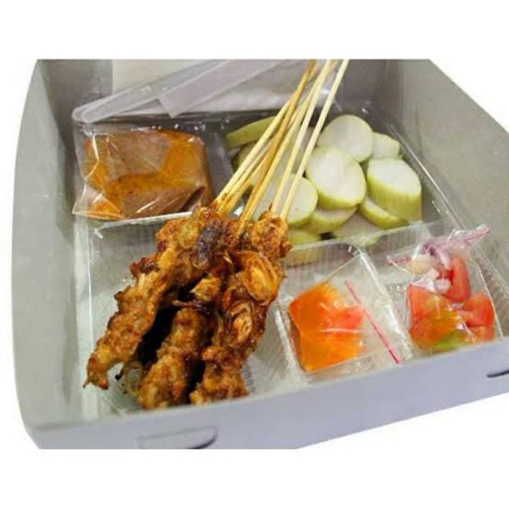 SATE AYAM + LONTONG DI BOX KOTAK ‼️HAMPERS DI SETIAP ACARA