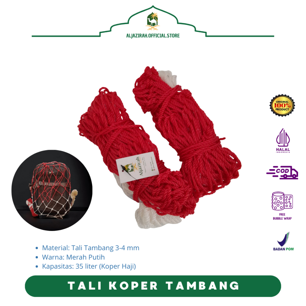TALI KOPER HAJI | TALI KOPER TAAMBANG HAJI DAN UMROH | TALI KOPER PENGENCANG