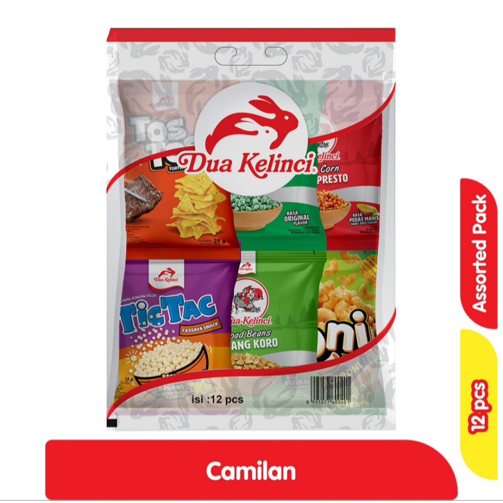 Paket camilan Dua Kelinci