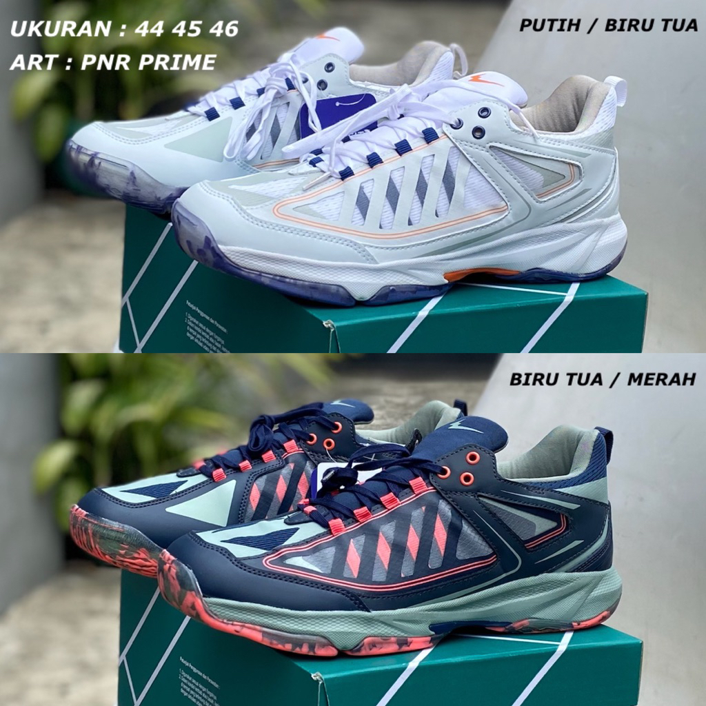 Sepatu olahraga badminton pria sepatu tennis eagle PNR PRIME ukuran jumbo 44 45 46