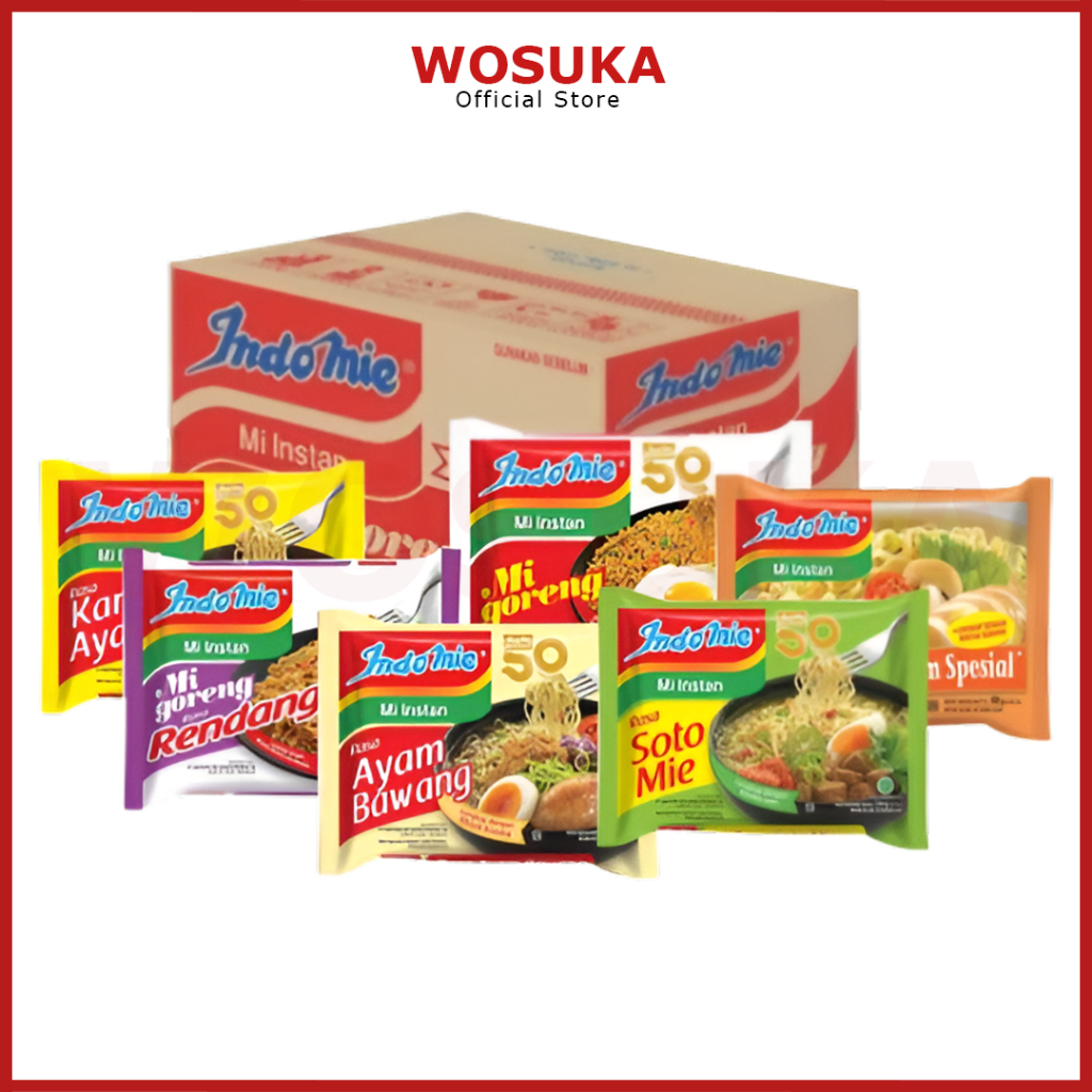 INDOMIE ALL VARIANTS 1 Dus | INDOMIE Goreng 1 Dus | INDOMIE Goreng Rendang 1 Dus | INDOMIE Kari Ayam
