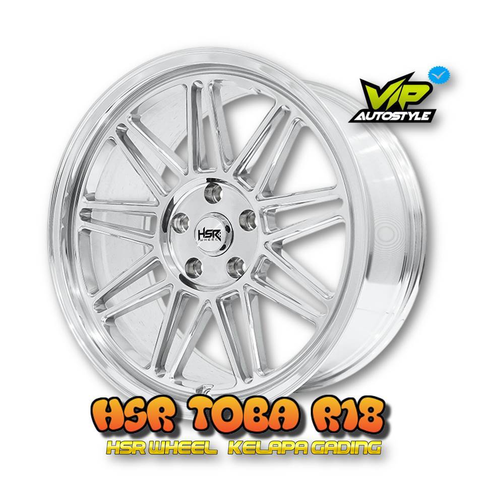 Velg Polis Full ring 18 Untuk Zenix, Xforce, Brv, Terios Ring 18 HSR TOBA HSR 5X114,3 -hsr kemayoran