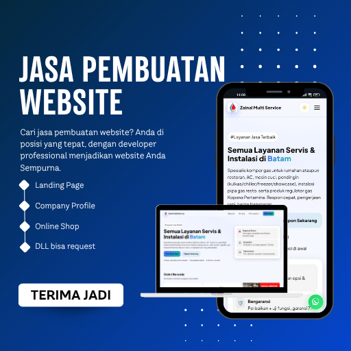 JASA PEMBUATAN WEBSITE BEBAS CUSTOM