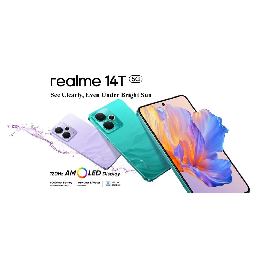 REALME 14T 5G RAM 8/128GB - RAM 8/256GB