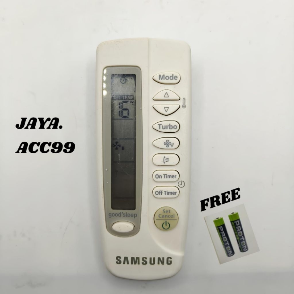 REMOTE AC SAMSUNG ORIGINAL SECOND