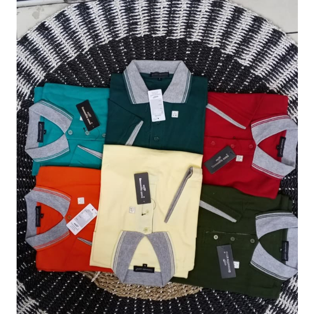 POLO SHIRT KATUN LENGAN PENDEK kaos kerah pria lakost kerah katun kerah wanky pria kaos seragaman