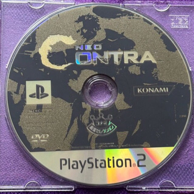 kaset ps2 ori japan neo contra