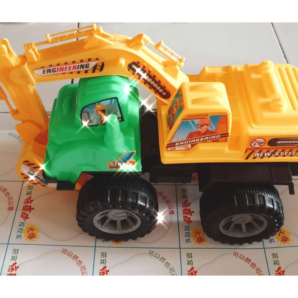 Mainan anak mobil truk bego ukuran besar cocok untuk dijual lg