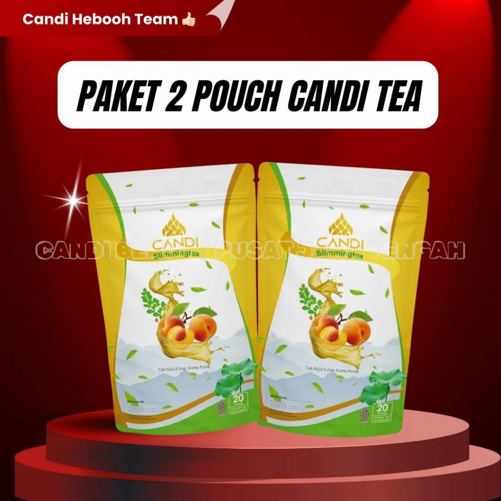 PELANGSING CANDI BEAUTY SLIMMINGTEA BPOM AMAN BUSUI BUNDLING