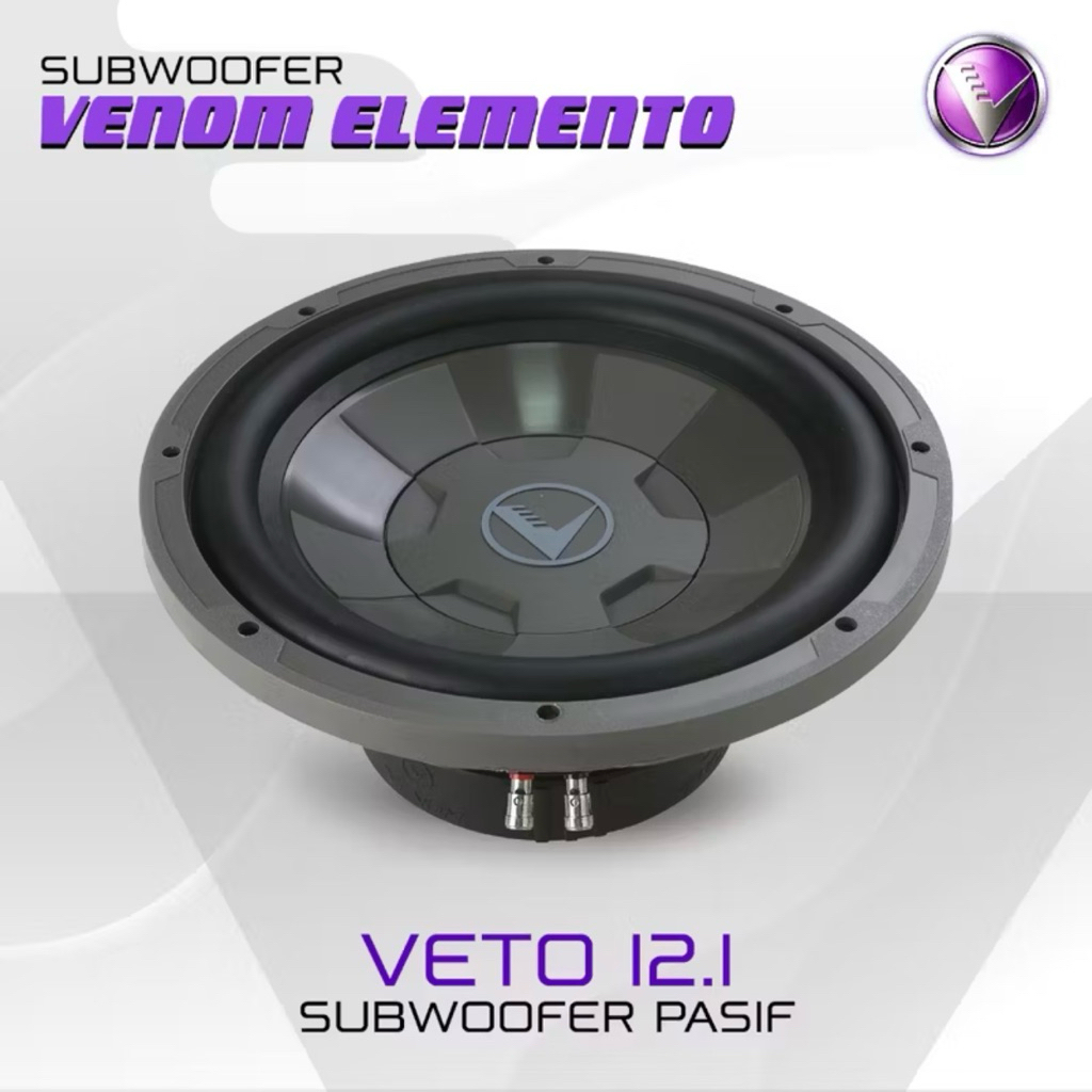 Venom VETO 12 Subwoofer Mobil 12 Inch 200W SVC / Venom Elemento