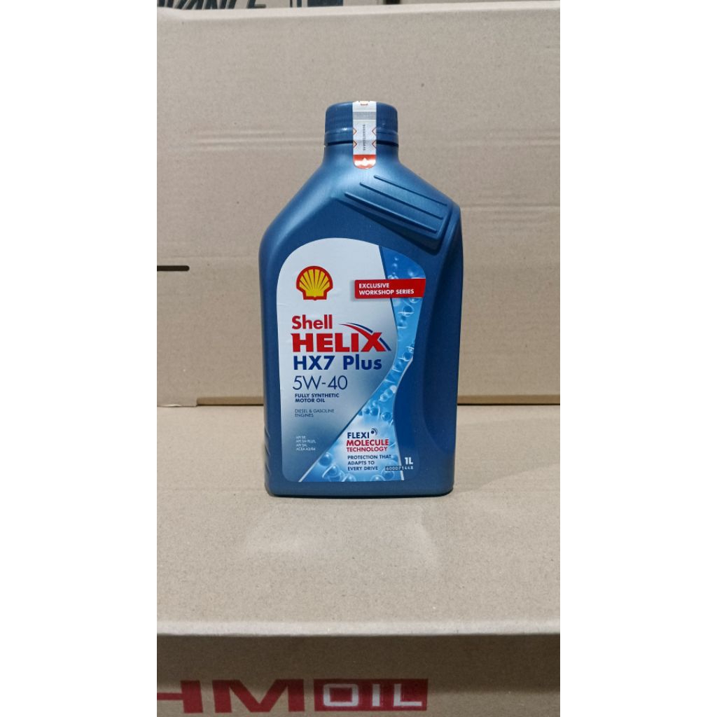 OLI SHELL HELIX HX7 PLUS PELUMAS motor 5W40 1L