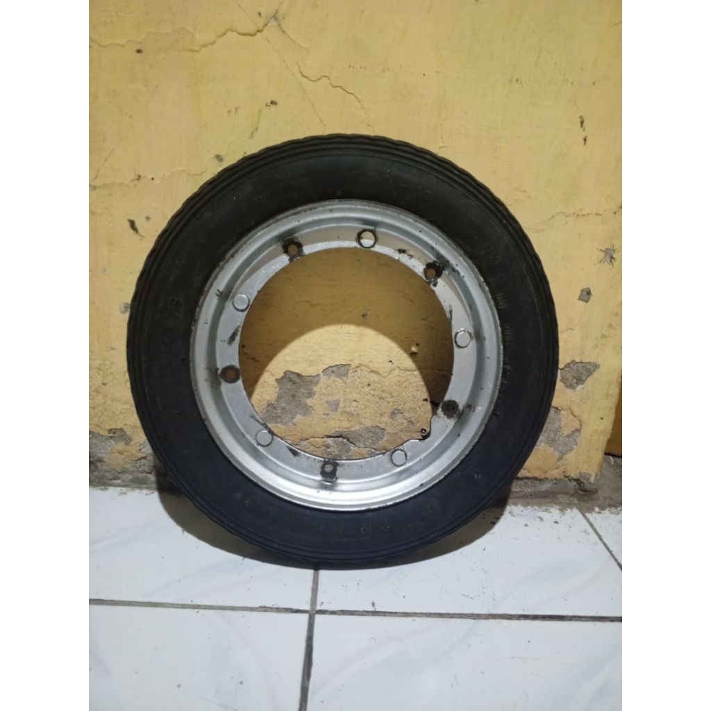 Velg Vespa Px Besi Ring 10 Set Ban Luar Dalam Original Copotan