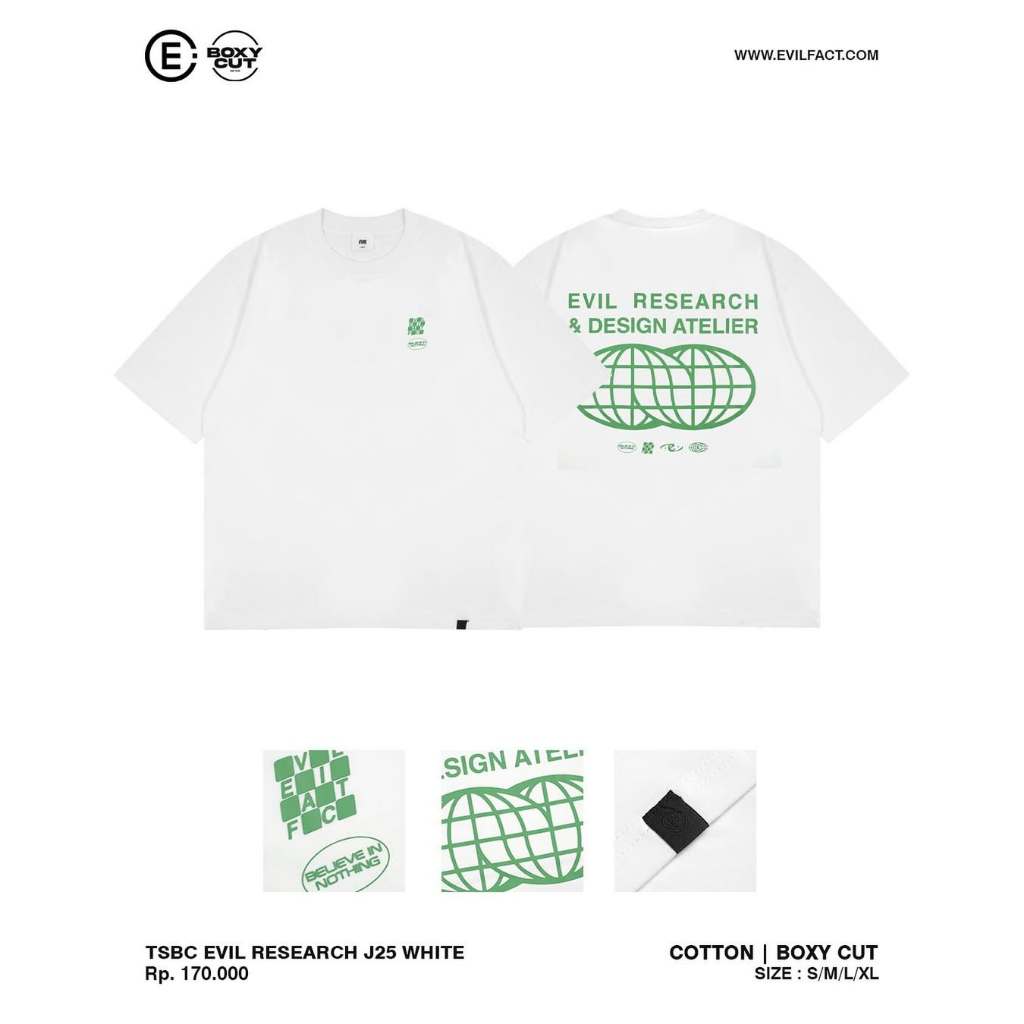 EVIL ARMY T-SHIRT - TSBC EVIL RESEARCH J25 WHITE