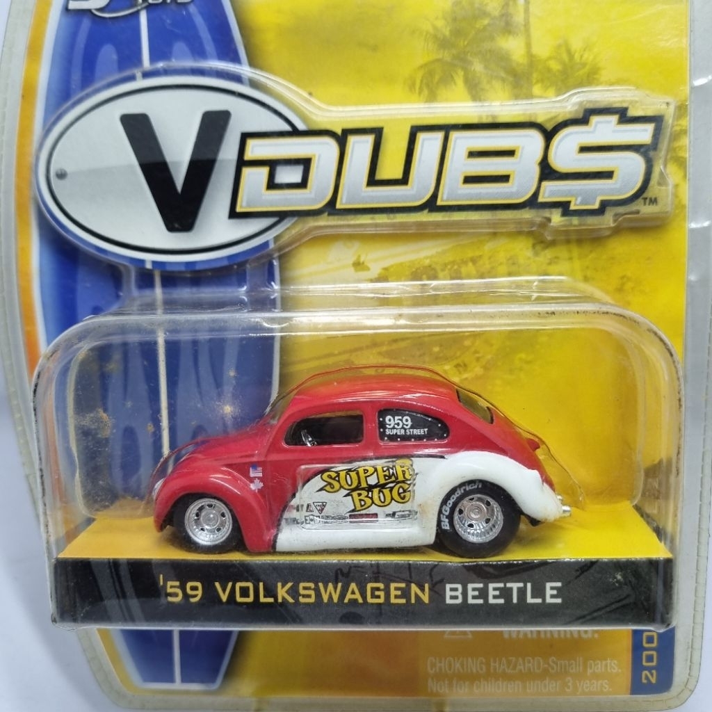 Diecast Mobil Jada Toys 1:64 '59 VOLKSWAGEN BEETLE