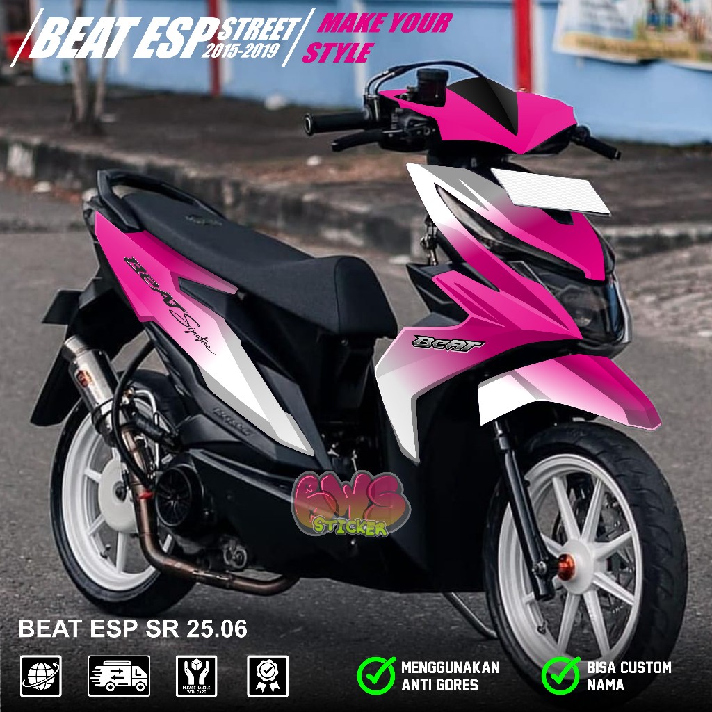 COD Sticker Decal Full Body Beat Fi Esp Beat Street Tahun 2016 2017 2018 2019 Sticker Full Body Beat