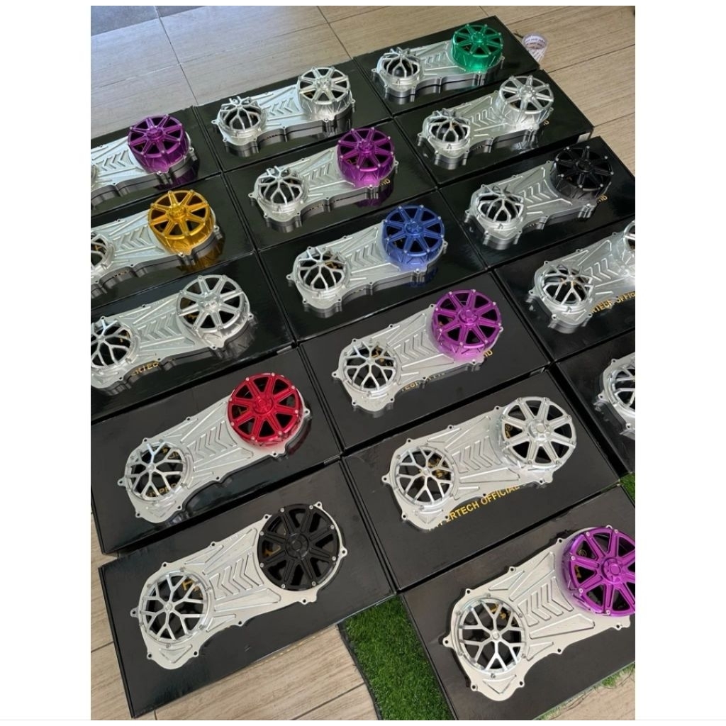 Cover bak cvt cnc full billet aerox new,nmax new,nmax turbo v3 hypertech racing malaysia.