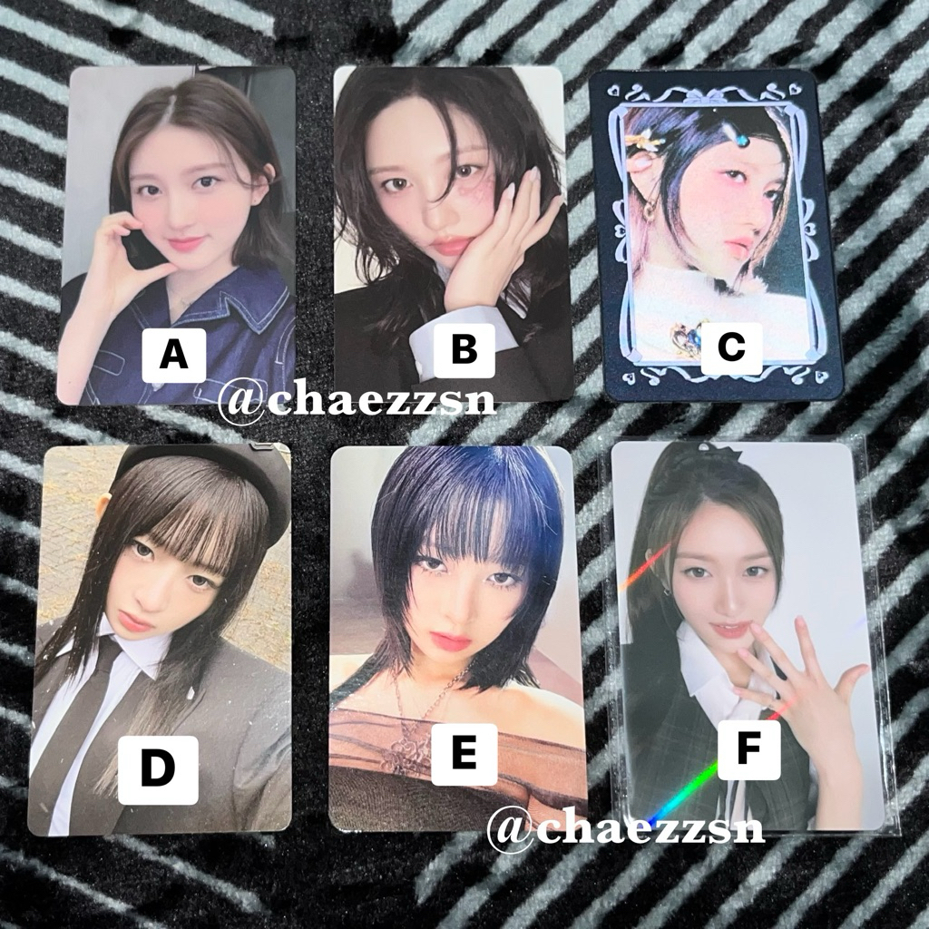 pc ive Rei Gaeul Leeseo pob bene photocard ive official