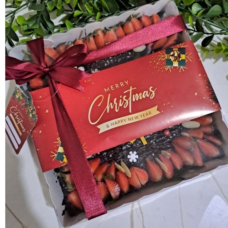 [ PO ] HAMPERS FUDGY BROWNIES NATAL // CHRISTMAS