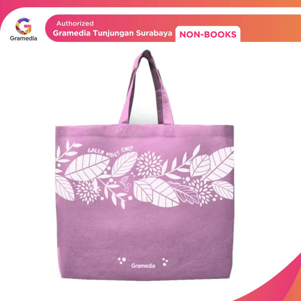 Gramedia Tunjungan : Gramedia Tas Go Green Jumbo Warna Random