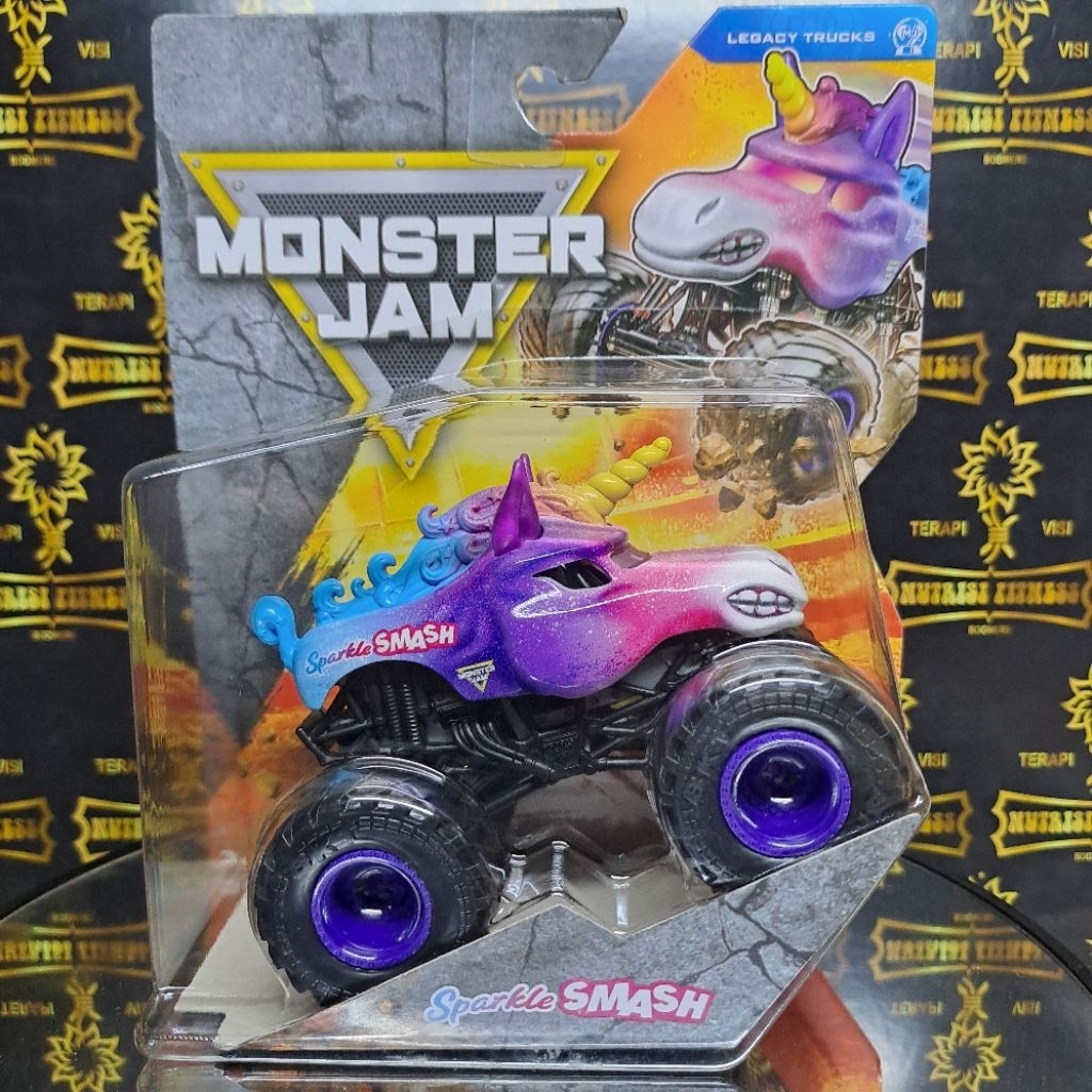 Bloom_Day Monster Jam Seri 43 Monster Jam Sparkle Smash Monster Jam 1:64 Monster Jam Series 43
